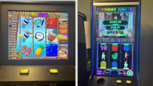 Illegal slot machines confiscated by the Department of Consumer Protection Gaming Division.