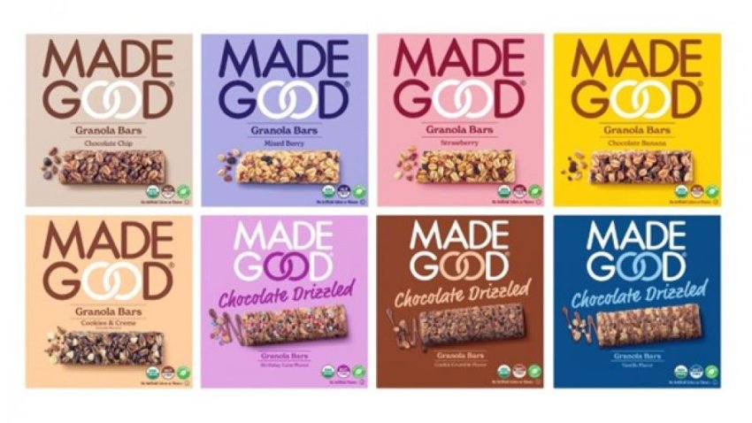 MadeGood granola bars