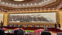 Chinese President Xi Jinping on met with global executives on Friday, March 28, 2025.