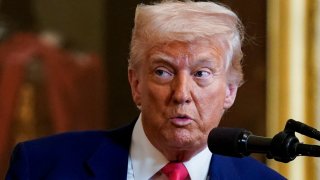 U.S. President Donald Trump speaks, on the day he signs energy-related executive orders at the White House in Washington, D.C., U.S., April 8, 2025.