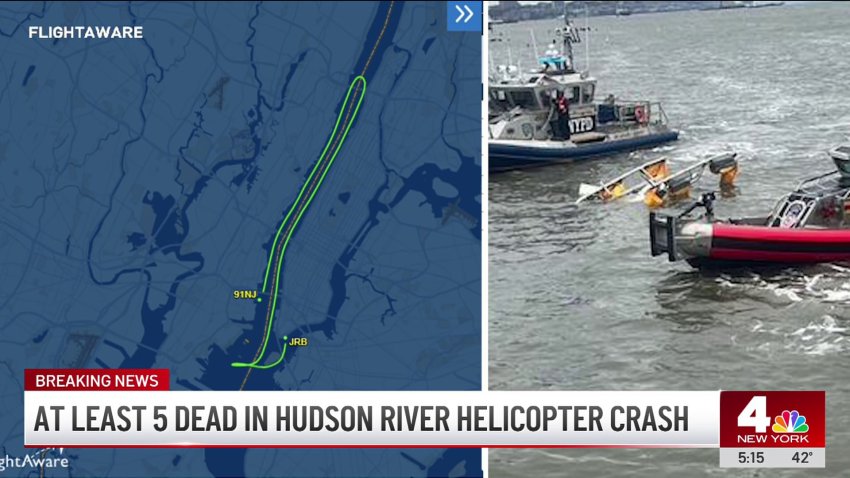 Tracing the flight path of tour helicopter before Hudson crash