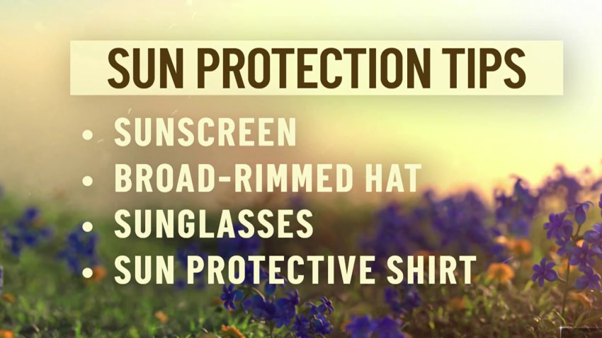 Doctors remind people to apply sunblock with UV rays high in spring