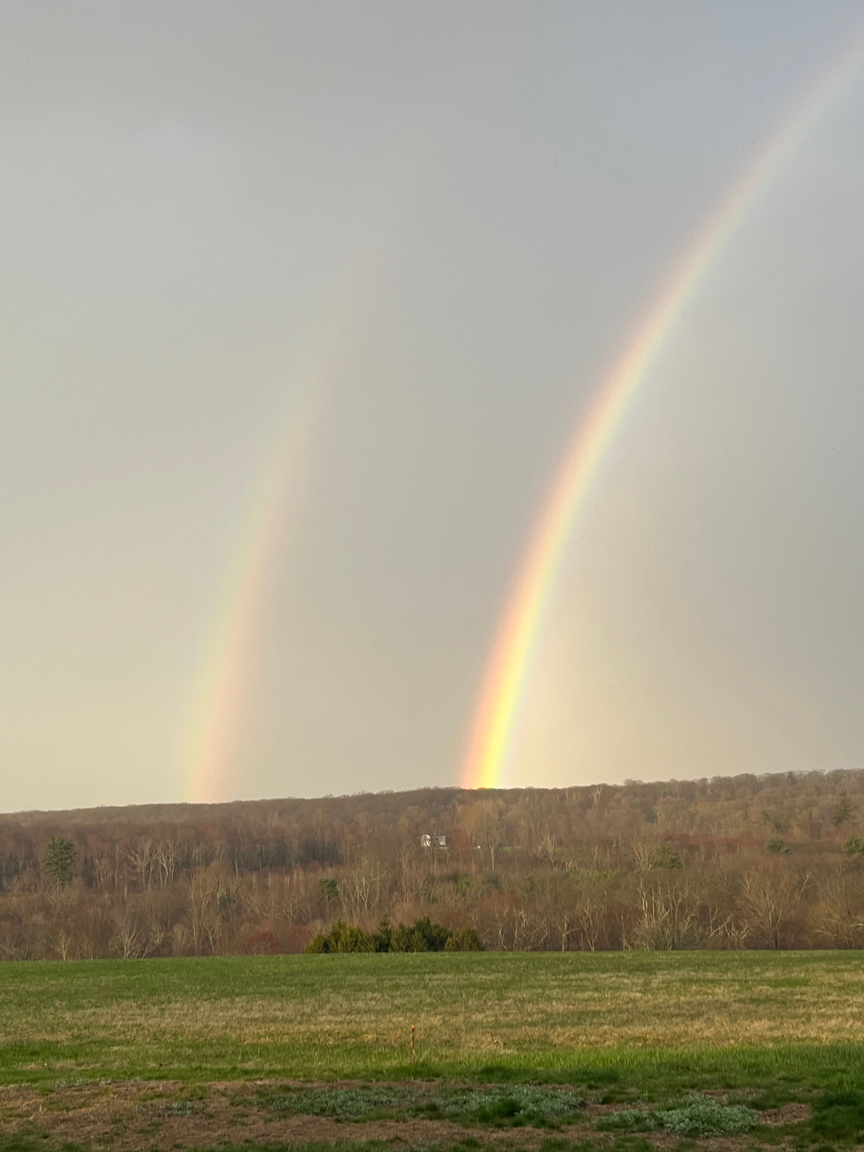 First double rainbow of the season