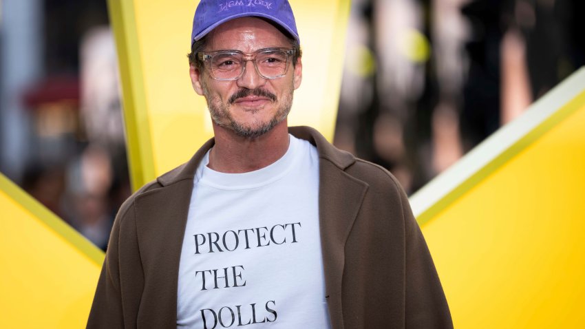 Pedro Pascal poses for photographers upon arrival at a screening of the film ‘Thunderbolts’ on Tuesday, April 22, 2025, in London.