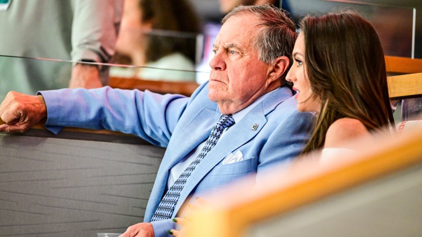 Bill Belichick and Jordon Hudson