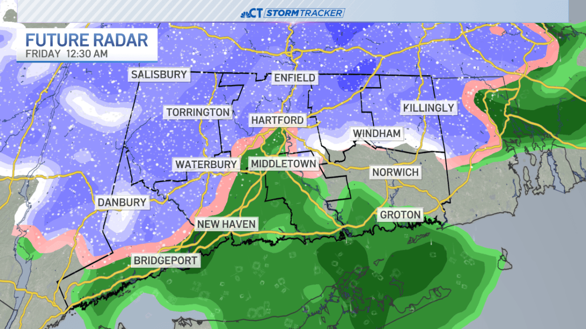 Snow accumulation possible in parts of the state Thursday night – NBC ...