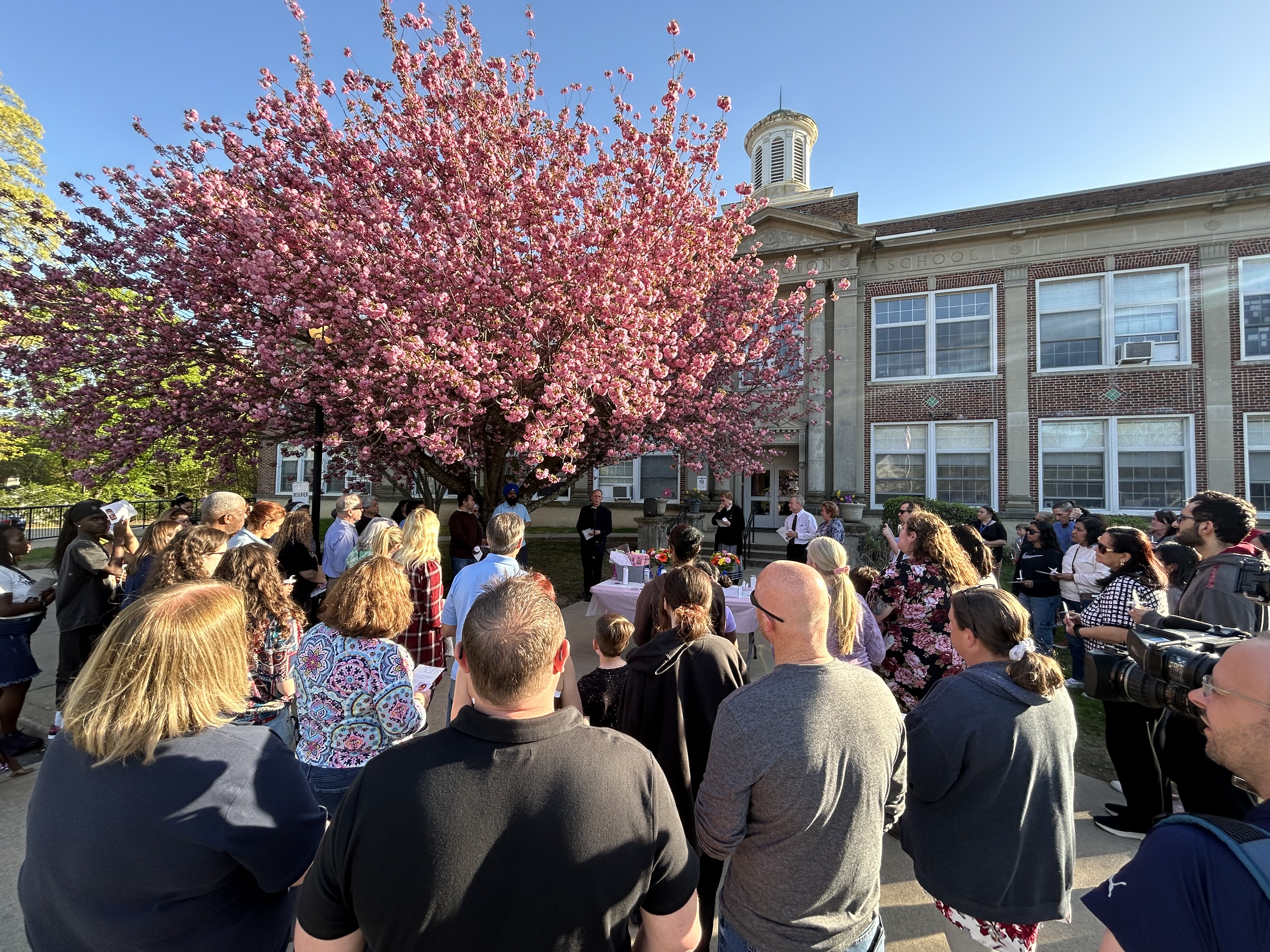 Vigil held for second grader and mom killed in Norwich house fire