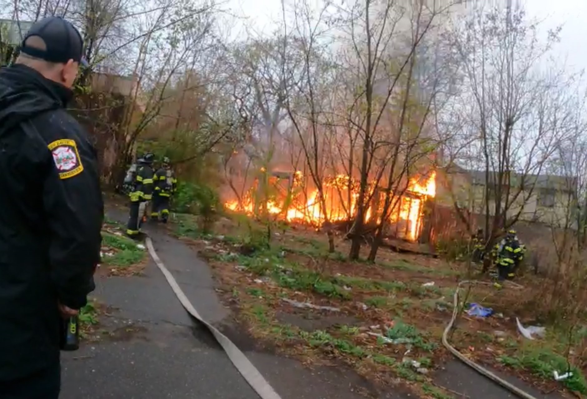 Crews respond to structure fire on George Street in New Haven