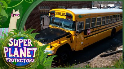 Kids Connection: ACES UP protects the environment with an electric bus