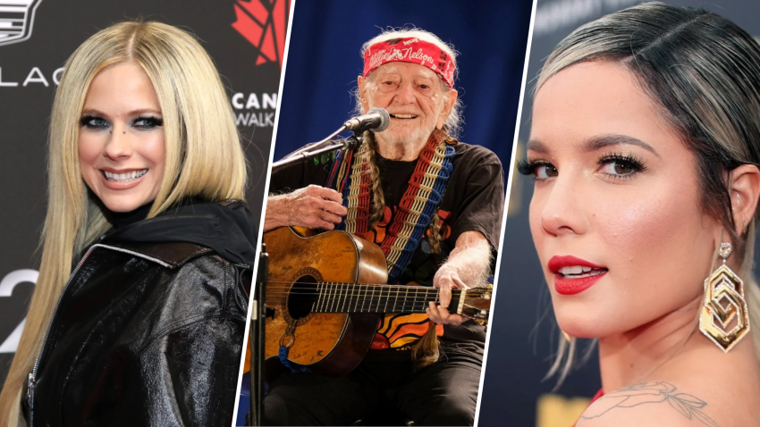 Avril Lavigne, Willie Nelson and Halsey