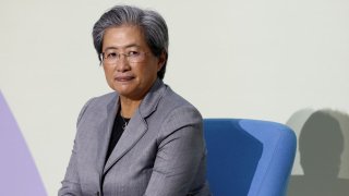 Lisa Su, CEO of AMD, attends the Artificial Intelligence Action Summit at the Grand Palais in Paris on Feb. 10, 2025.