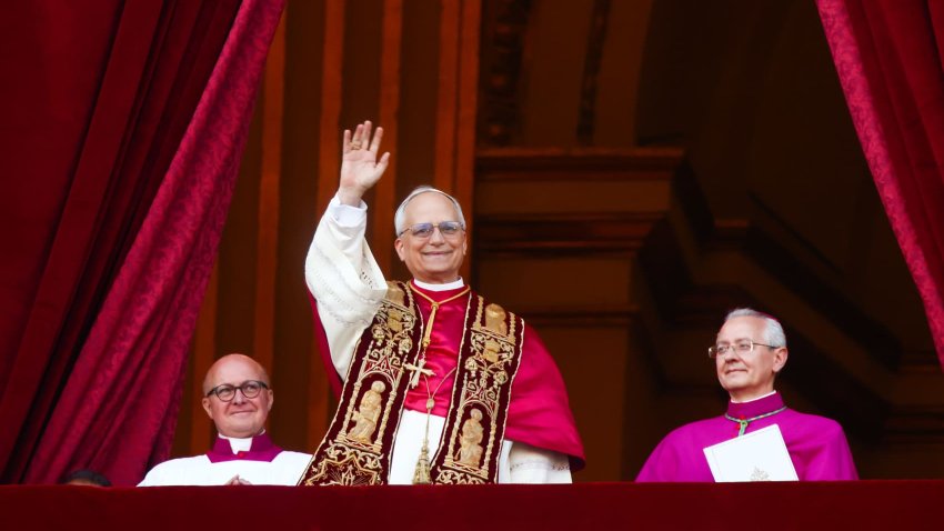 American cardinal Robert Prevost, now known as Leo XIV, has been elected a new pope by the cardinal electors on the second day of the conclave. On May 8th, 2025 in Vatican City, Vatican. (Photo by Beata Zawrzel/NurPhoto via Getty Images)