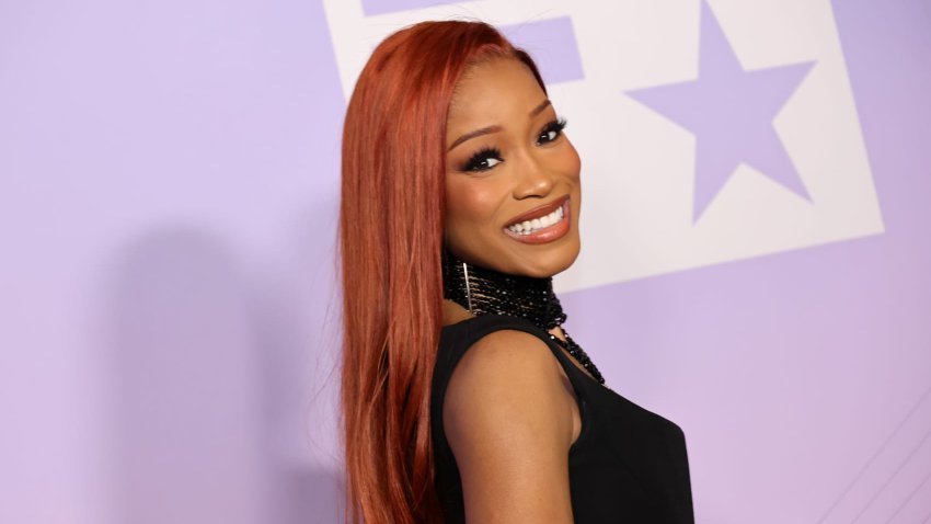 Keke Palmer, winner of the Entertainer of the Year award, poses in the press room during the 56th NAACP Image Awards.