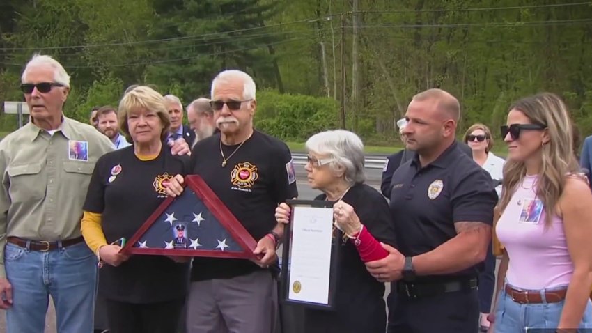 Fallen firefighter honored for service during ceremony