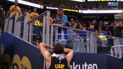 Steph consoles son Canon after Warriors' tough Game 6 loss to Rockets