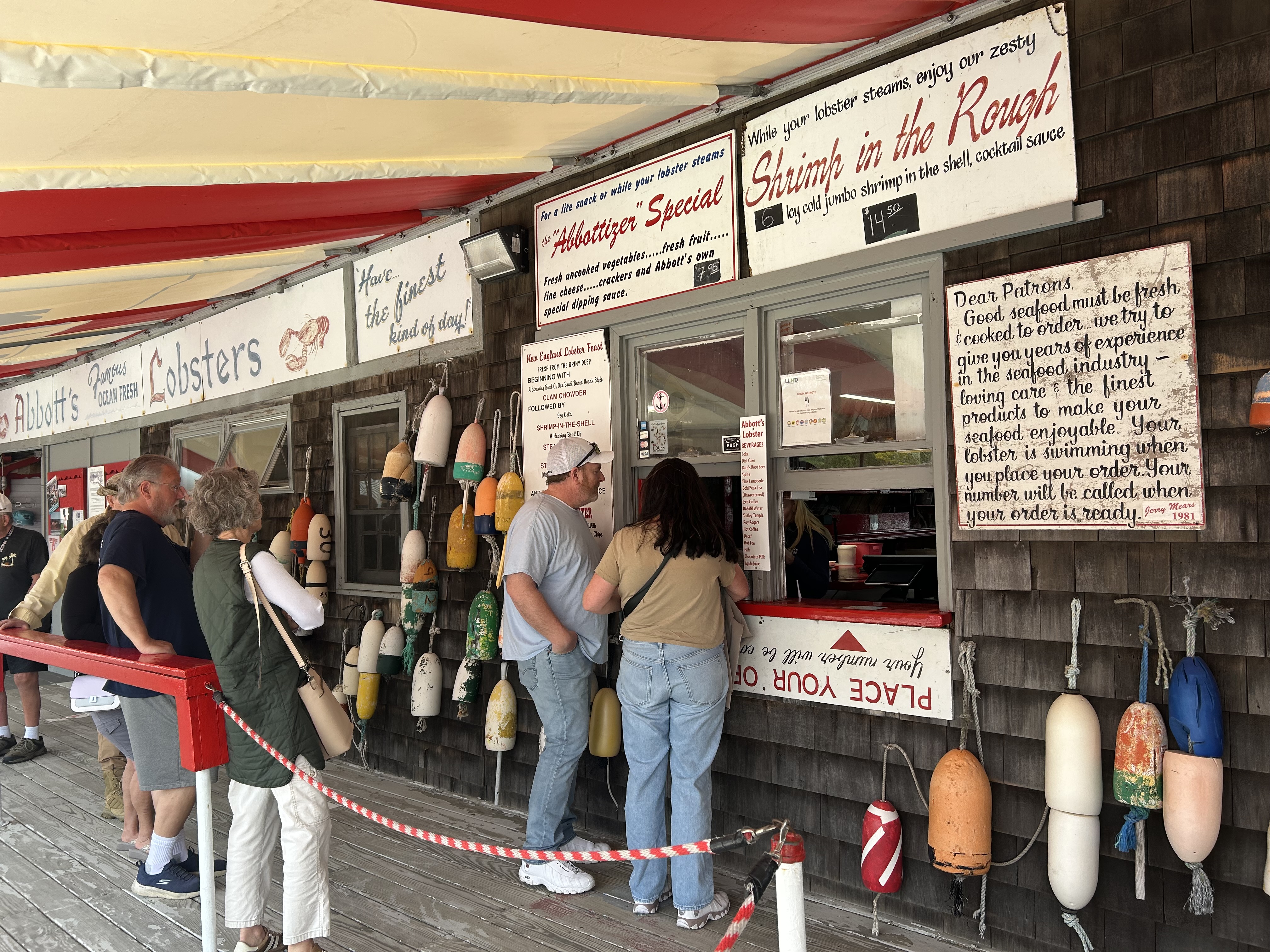 Abbott's Lobster in the Rough opens for the season