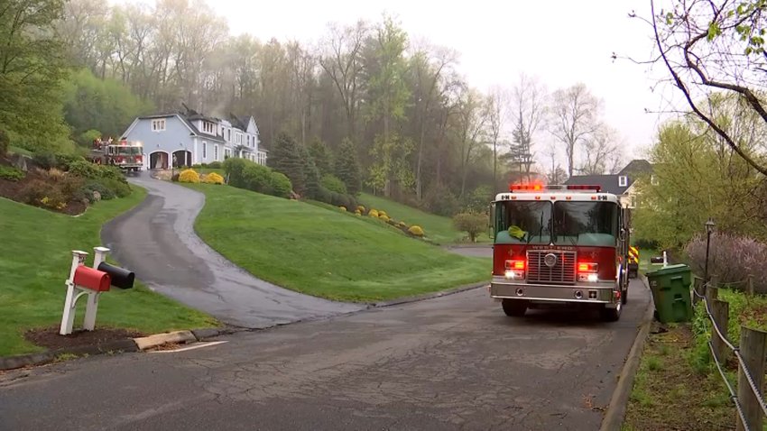 Firefighters battled a fire in Avon early Friday morning and lightning might have caused it, according to fire officials.