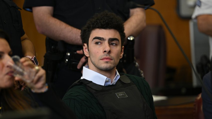 NEW YORK, NEW YORK – FEBRUARY 21:  Luigi Mangione appears at a hearing for the murder of UHC CEO Brian Thompson at Manhattan Criminal Court on February 21, 2025 in New York City.  Mangione is accused of slaying of UnitedHealthcare CEO Brian Thompson late last year and is making his first appearance on state charges of murder as an act of terrorism. He is facing 11 counts for the Dec. 4 shooting of Thompson outside a midtown Manhattan hotel which set off a massive manhunt. He is also facing federal charges of murder and other charges in Pennsylvania, where he was arrested. (Photo by Curtis Means – Pool/Getty Images)