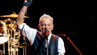 Bruce Springsteen performs during the first night of 'The Land of Hopes and Dreams' tour at Co-op Live on May 14, 2025, in Manchester, England.