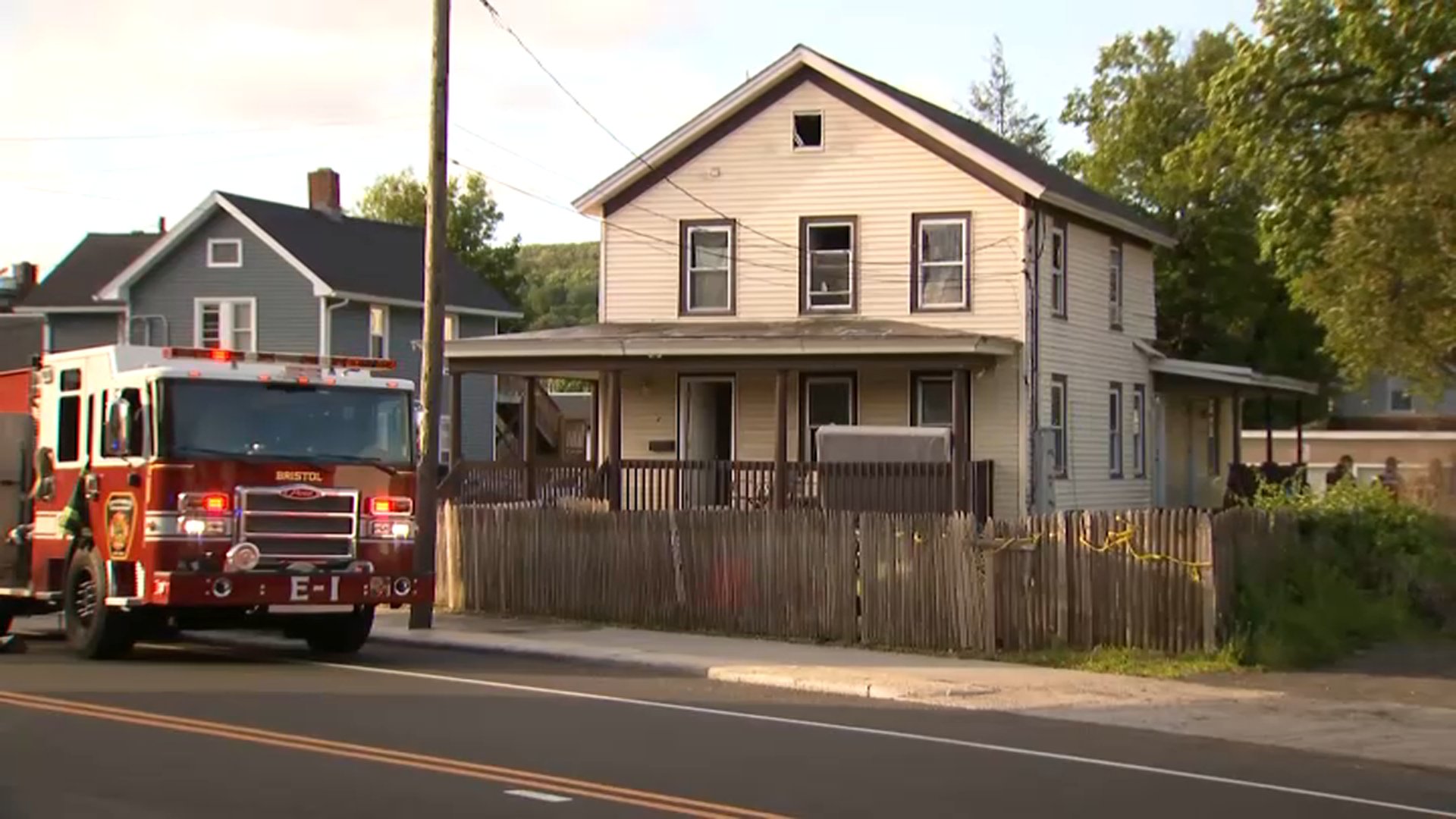 Crews extinguish fire in multi-family home on Route 72 in Bristol