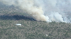 Brush fire sends smoke into sky above Cape Cod