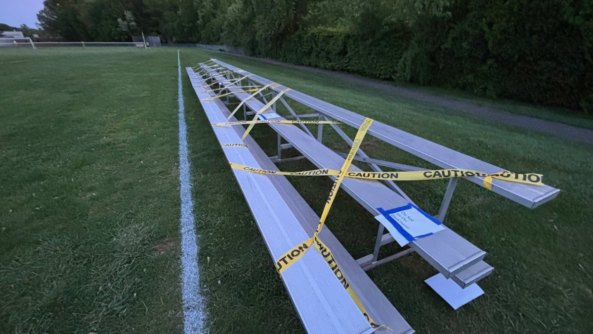 1 taken to hospital when bleachers upend during sports event at Cromwell High School