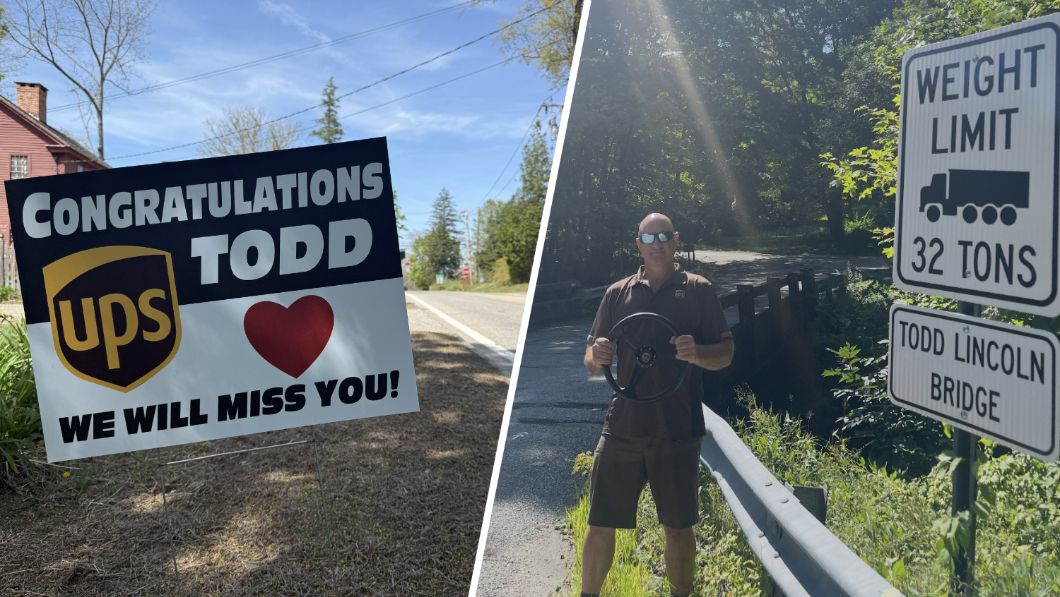 Beloved Canterbury UPS driver retires after 42 years