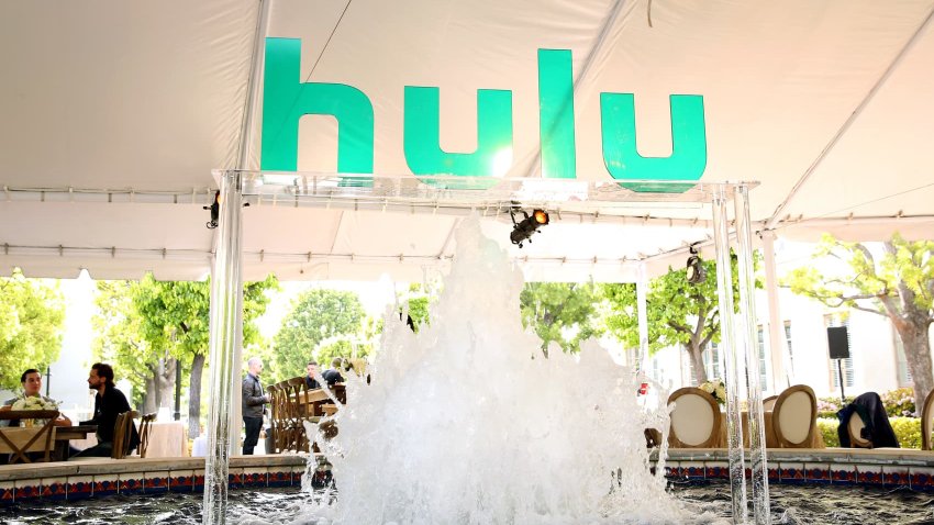 Signage is seen at the 2019 Deadline Contenders Hulu Reception at Paramount Theater on the Paramount Studios lot on April 07, 2019 in Hollywood, California.