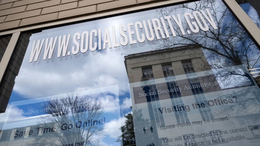 A Social Security Administration office in Washington, D.C., March 26, 2025.