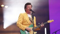 Rick Astley performs at BBC Radio 2 In The Park 2023 at Victoria Park on September 17, 2023 in Leicester, England.