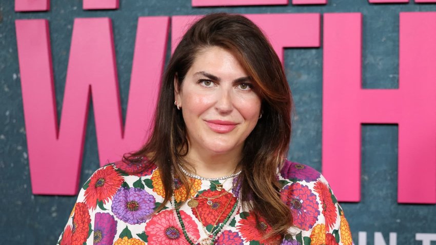 Social media personality Katie Sturino attends the New York premiere of “It Ends With Us” at at AMC Lincoln Square in New York, August 6, 2024.
