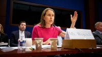 23andMe founder Anne Wojcicki speaks during a House Committee on Oversight and Government Reform hearing in Washington, D.C., on June 10, 2025.
