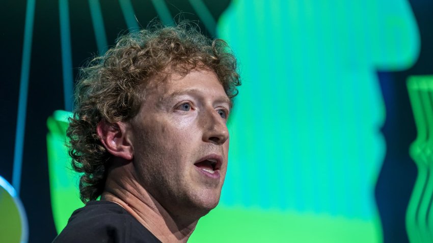 Mark Zuckerberg, CEO of Meta Platforms. Artificial intelligence has been an integral focus for the tech giant’s leader amid competition from players like OpenAI, Microsoft and Google.
