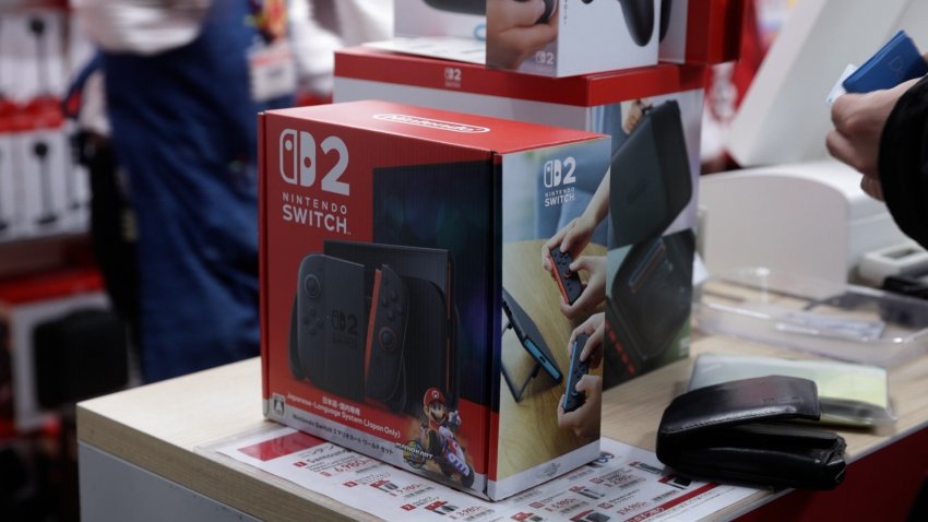 A customer buys a Nintendo Switch 2