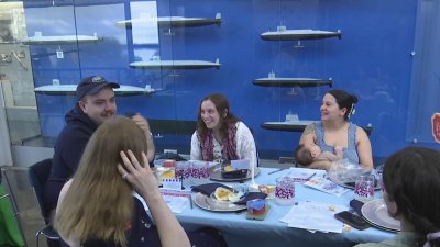 Military families have joint baby shower in Groton
