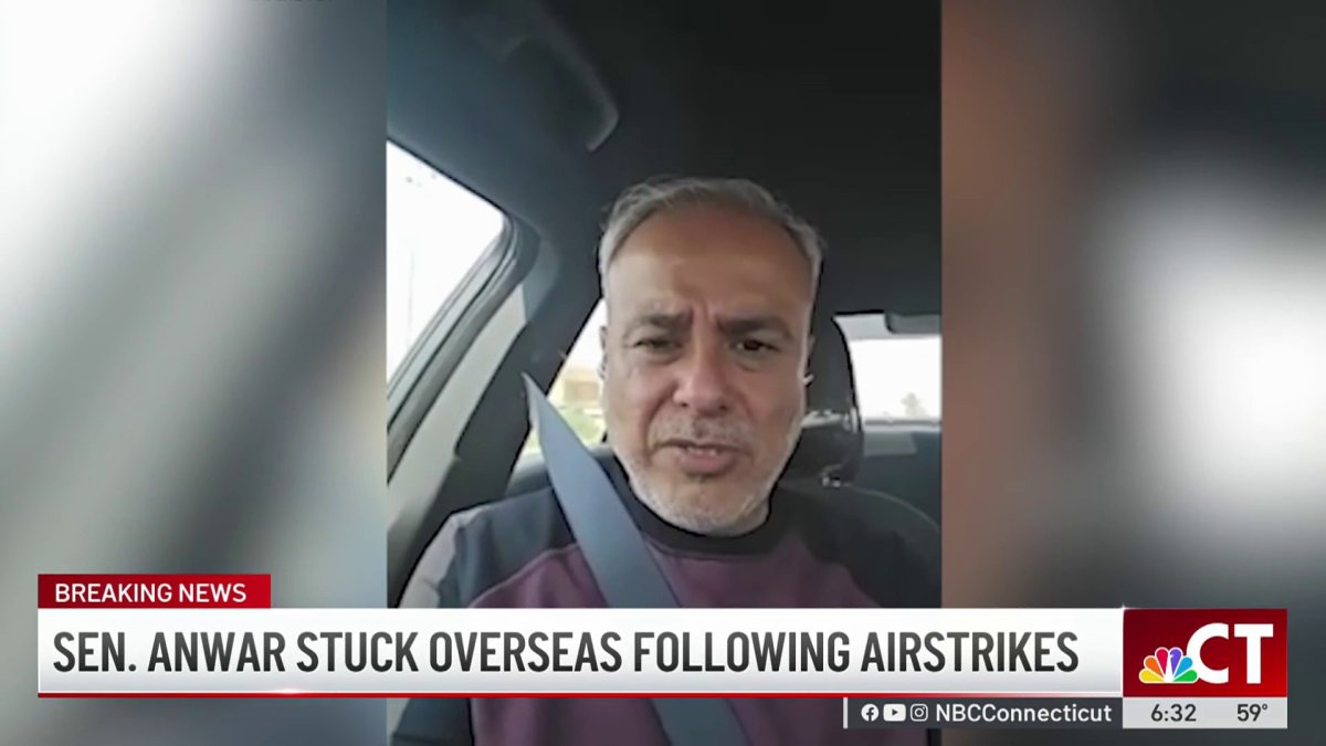 Senator Anwar stranded overseas after airstrikes in Iran – NBC Connecticut