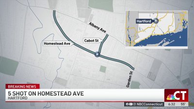 Five injured in shooting in Hartford