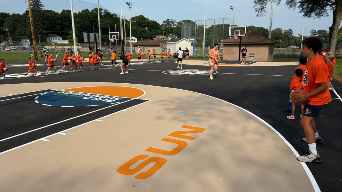 New basketball courts unveiled in Groton