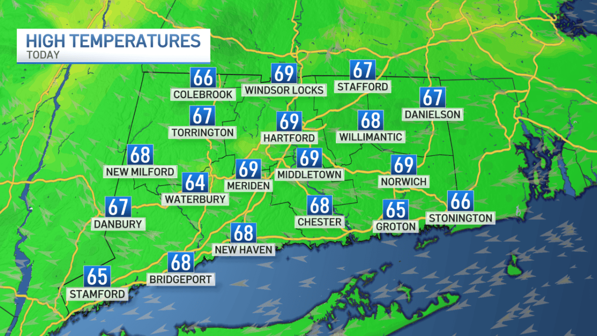 Mostly cloudy and cool start to the week before a large warm-up – NBC ...