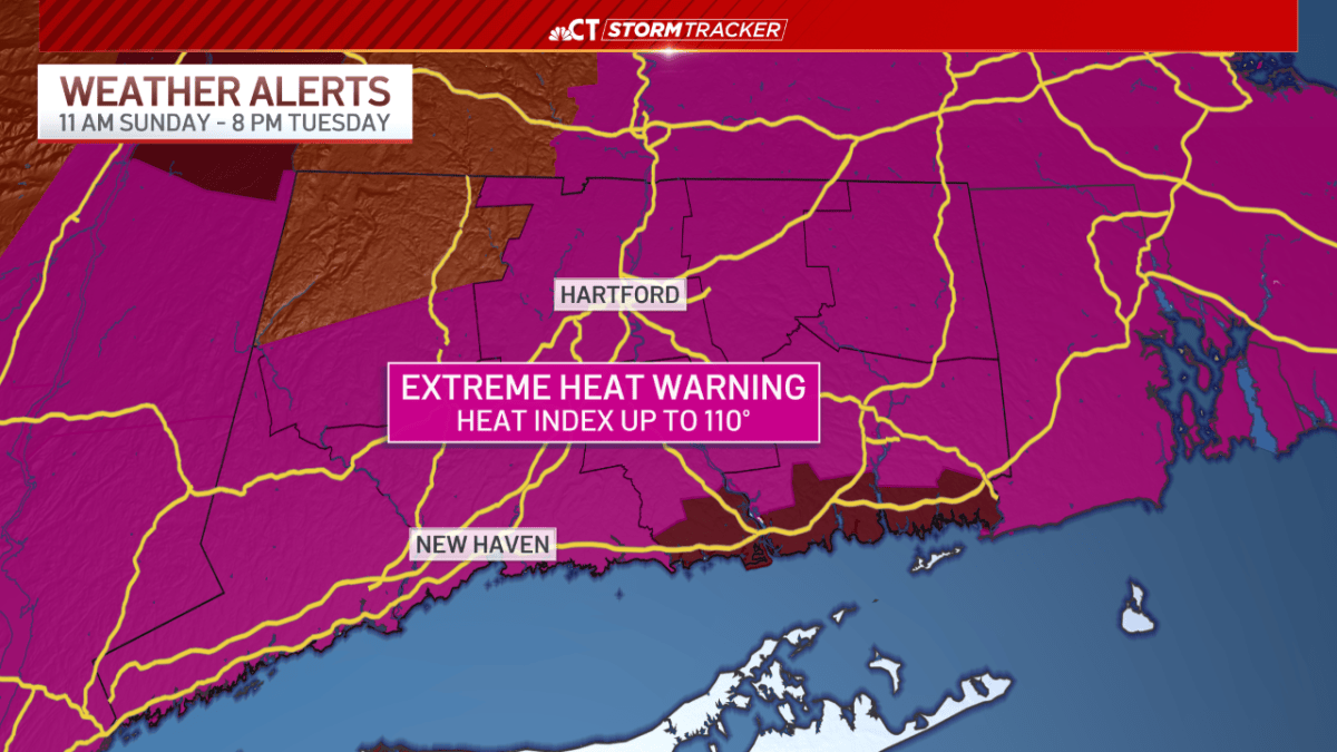 Extreme heat warning for Sunday through Tuesday as temps could reach ...