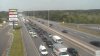 Overturned tractor-trailer closes I-95 North in Branford