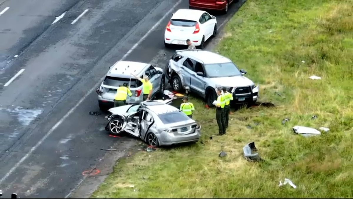 I-91 in Enfield reopens hours after crash that injured two state ...