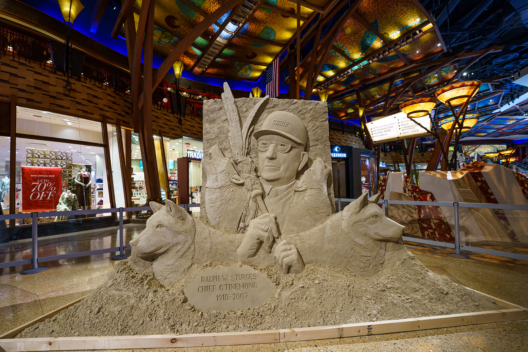 How to see a 10-ton sand sculpture at Mohegan Sun