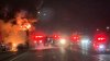 I-91 South closed in Rocky Hill due to tractor-trailer fire