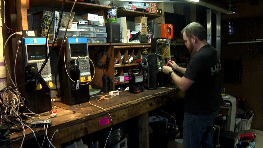 An electrical engineer fixes up old payphones to help people stay connected in areas with poor cell reception.