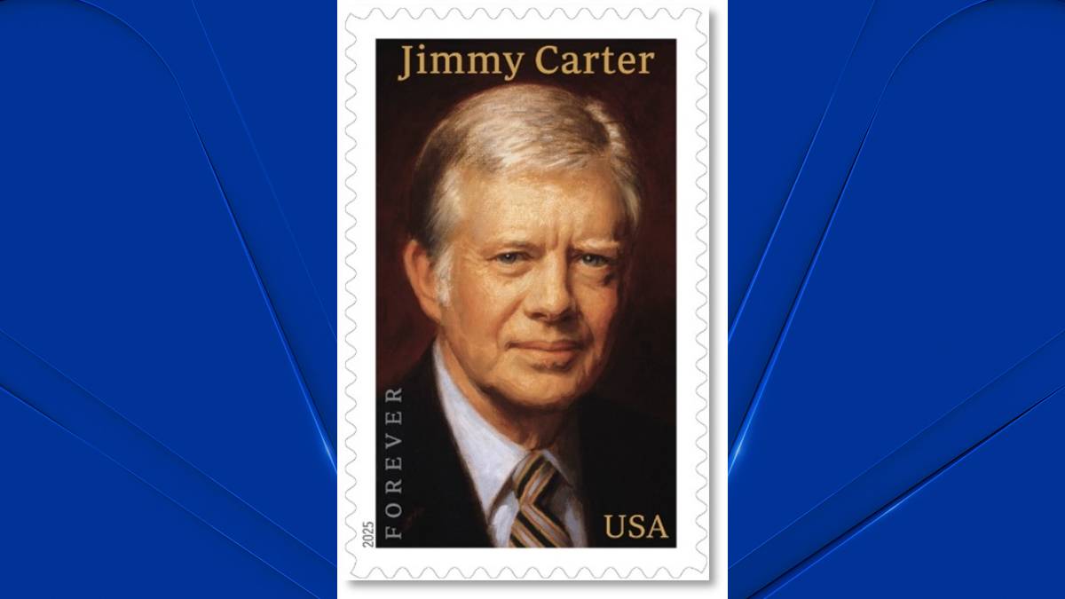 Connecticut artist created painting depicted in Former President Jimmy Carter stamp