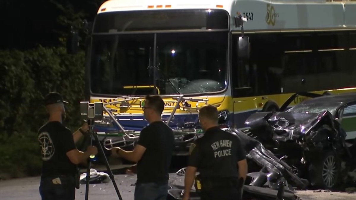Driver dies following crash involving CT Transit bus in New Haven – NBC ...