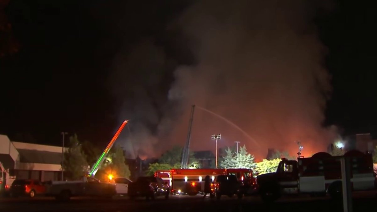 Firefighters battle large fire at vacant factory in Torrington – NBC ...