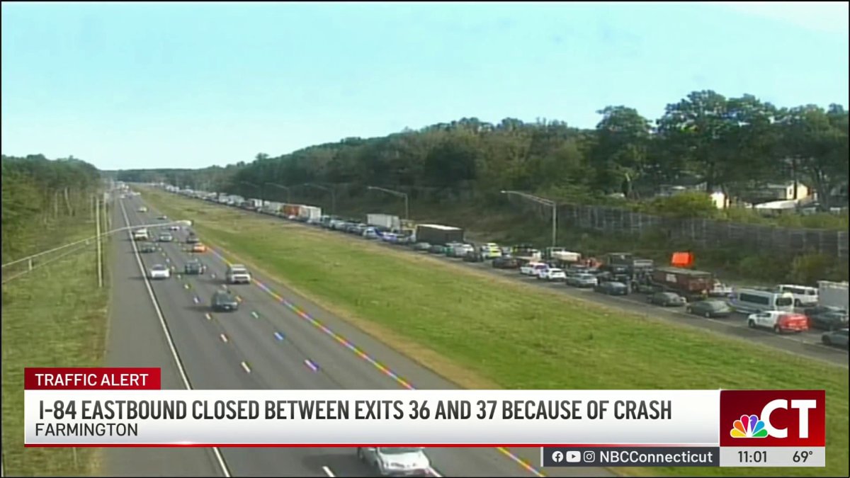 Injuries reported in crash that closed Interstate 84 East in Farmington ...