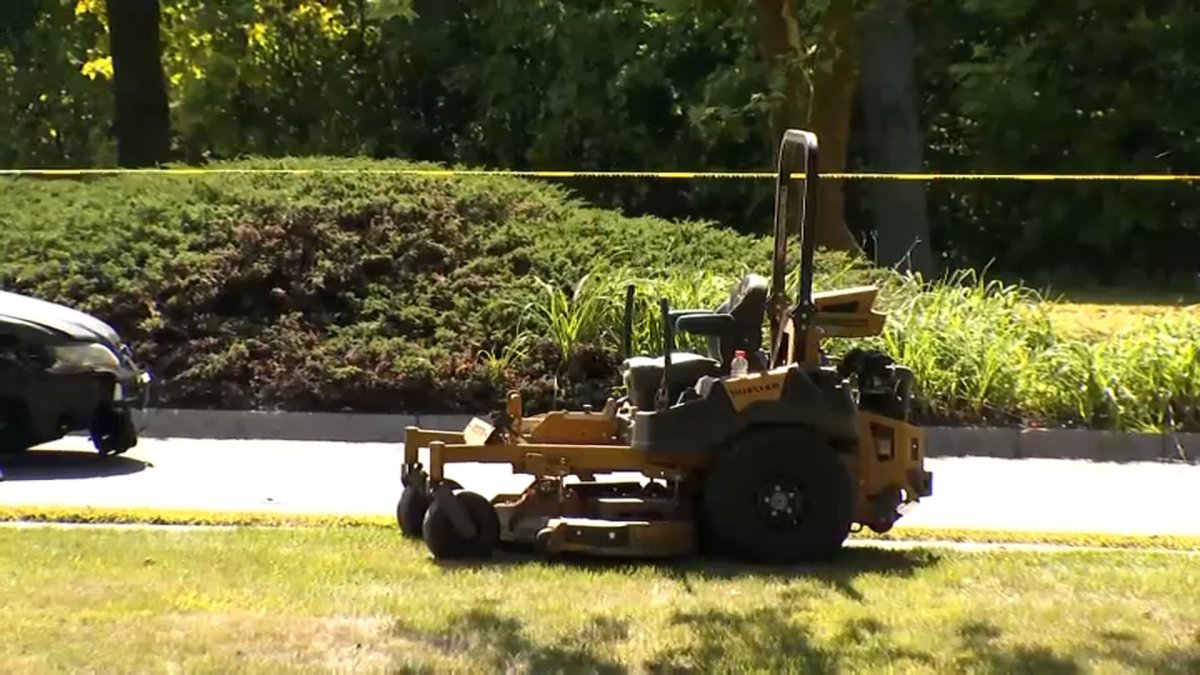 Enfield employee dies following crash involving lawnmower, car police